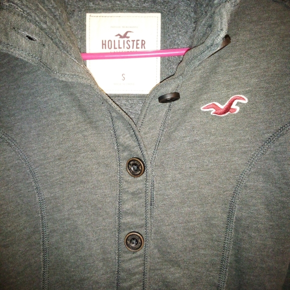 Hollister Cropped Cardigan Sweater Women's Size Small - Picture 5 of 8